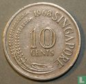 Singapour 10 cents 1968 - Image 1