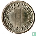 Yougoslavie 1 novi dinar 1994 - Image 1
