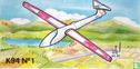 Zweefvliegtuig (roze/wit) - Afbeelding 2