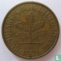 Duitsland 5 pfennig 1971 (F) - Afbeelding 1