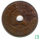 Rhodesië en Nyasaland 1 penny 1958 - Afbeelding 1