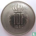 Luxemburg 10 francs 1980 - Afbeelding 1
