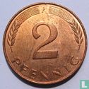 Allemagne 2 pfennig 1986 (F) - Image 2