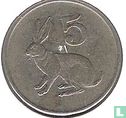 Zimbabwe 5 cents 1991 - Image 2