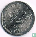 Frankrijk 2 francs 1993 "50th anniversary Death of Jean Moulin" - Afbeelding 1