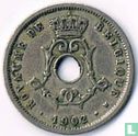 Belgique 5 centimes 1902 (FRA) - Image 1