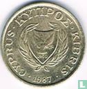 Cyprus 1 cent 1987 - Image 1