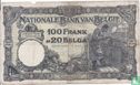 Belgique 100 Francs (20 Belga) - Image 2