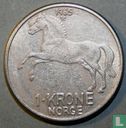 Noorwegen 1 krone 1965 - Afbeelding 1