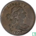 United States 1 cent 1803 (type 2) - Image 1