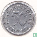 Empire allemand 50 reichspfennig 1935 (aluminium - D) - Image 2
