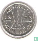 Australien 3 Pence 1943 (Ohne Münzzeichen) - Bild 1