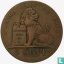 België 5 centimes 1838 - Afbeelding 1