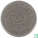 West-Afrikaanse Staten 100 francs 1977 - Afbeelding 1