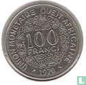 West-Afrikaanse Staten 100 francs 1970 - Afbeelding 1