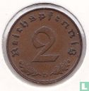 Duitse Rijk 2 reichspfennig 1938 (D) - Afbeelding 2