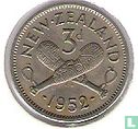 New Zealand 3 pence 1952 - Image 1