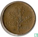 Italien 20 Lire 1976 - Bild 1