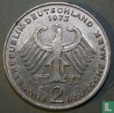 Duitsland 2 mark 1973 (D - Theodor Heuss) - Afbeelding 1