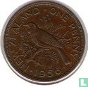 Nouvelle-Zélande 1 penny 1956 (avec bandoulière) - Image 1