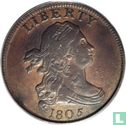 États-Unis ½ cent 1805 (type 1) - Image 1