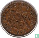 New Zealand 1 penny 1943 - Image 1