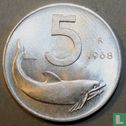 Italien 5 Lire 1968 - Bild 1