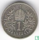Autriche 1 corona 1912 - Image 1
