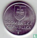Slowakei 10 Halierov 2001 - Bild 1