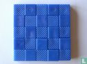 Schachbrettpuzzle - blauw - Bild 1