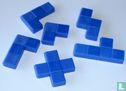 Schachbrettpuzzle - blauw - Bild 2