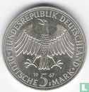 Allemagne 5 mark 1967 "Wilhelm and Alexander von Humboldt" - Image 1
