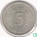 Allemagne 5 mark 1974 (J) - Image 1