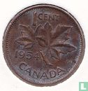 Canada 1 cent 1954 - Image 1