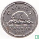 Canada 5 cents 1957 - Image 1