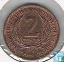 Territoires britanniques des Caraïbes 2 cents 1965 - Image 1