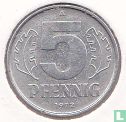 RDA 5 pfennig 1972 - Image 1