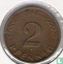 Allemagne 2 pfennig 1958 (F) - Image 2