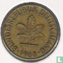 Allemagne 5 pfennig 1968 (J) - Image 1