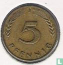 Allemagne 5 pfennig 1968 (J) - Image 2