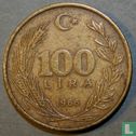 Turkey 100 lira 1988 (copper-zinc) - Image 1