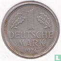 Allemagne 1 mark 1974 (F) - Image 1