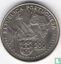 Portugal 200 escudos 1994 (koper-nikkel) "500 years Treaty of Tordesilhas" - Afbeelding 2