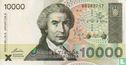 Croatie 10.000 Dinara 1992 - Image 1