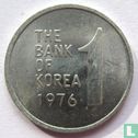 Corée du Sud 1 won 1976 - Image 1