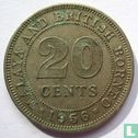 Malaisie et Bornéo britannique 20 cents 1956 - Image 1