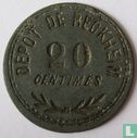 20 cents 1815 Bedelaarsgesticht Rekem - Image 1