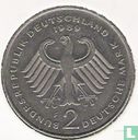 Germany 2 mark 1989 (F - Ludwig Erhard) - Image 1