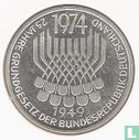 Duitsland 5 mark 1974 "25 years of Constitutional Law in Germany" - Afbeelding 2