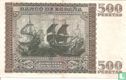 spain 500 pesetas 09/01/1940 - Image 2